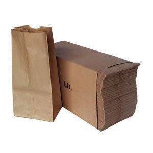 2 Lb Brown Paper Bags - 1 Pack