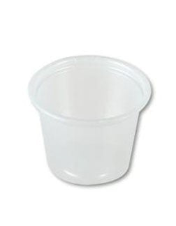1 oz Plastic Souffle Cups - 1 Case