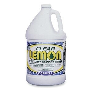 Clear Lemon Disinfectant, Virucide, and Cleaner  - 1 Case