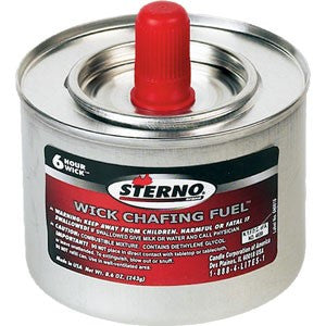6 Hour Fuel Sterno With Wick - 1 Case