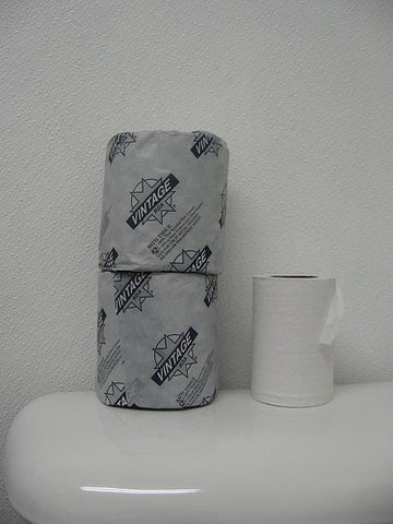 Vintage 2-Ply White Bathroom Tissue - 1 Case