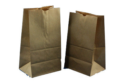 6 Pack Brown Paper Bags - 1 Pack