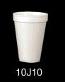 10 oz Dart Styrofoam Hot and Cold Cup - 1 Case