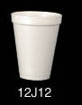 12 oz Dart Styrofoam Hot and Cold Cup - 1 Case