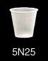 5 oz Dart Translucent Plastic Cold Cup - 1 Case