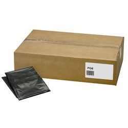 40-45 Gallon 1.5 Mil Black Trash Can Liners - 1 Case