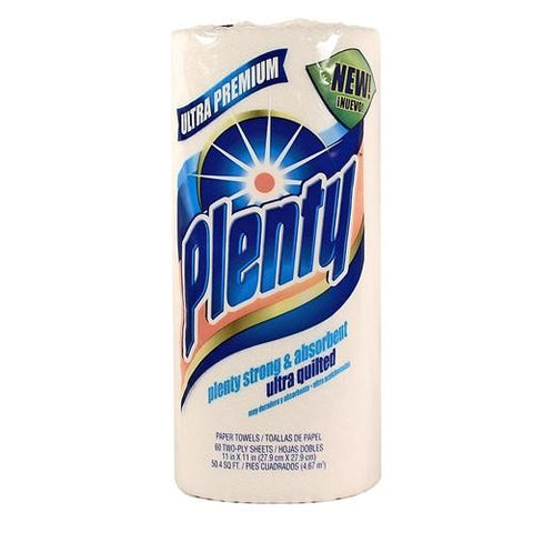Plenty 2-Ply Ultra Premium Household Roll Paper Towels - 1 Case