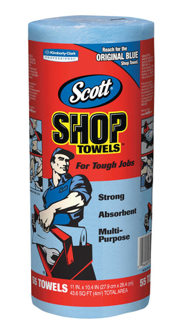 Scott Blue Shop Towels - 1 Roll