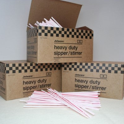 5" Plastic Coffee Stirrers - 1 Box